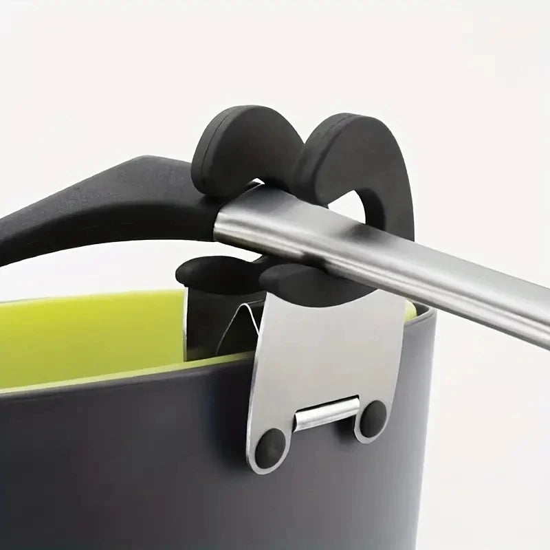 COMPRE 1 LEVE 2: Suporte de Colher de Aço Inoxidável com Silicone