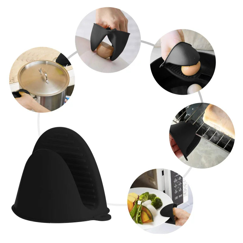 Safe Grip: Luvas de Forno de Silicone Resistentes ao Calo