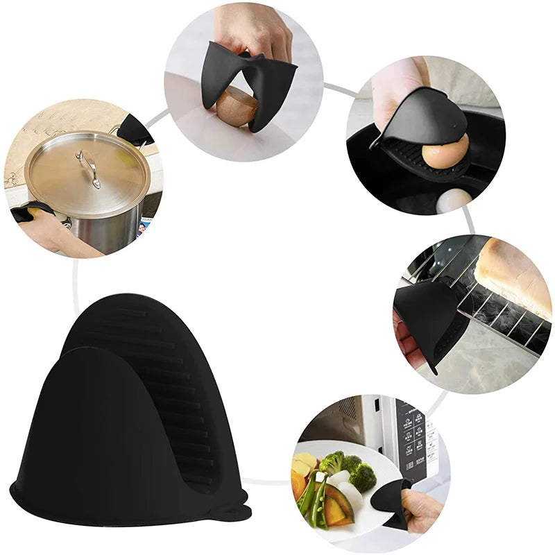 Safe Grip: Luvas de Forno de Silicone Resistentes ao Calo